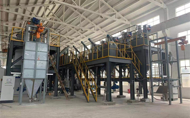 湖北某化工企業(yè)噸包投料自動供粉產線